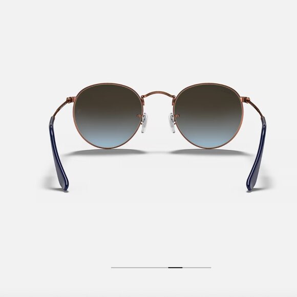 Ray-Ban Round Metal RB3447 Polished Bronze-Copper Sunglasses main image 7